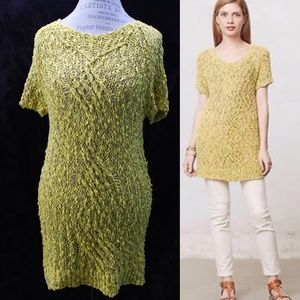 Anthropologie Marigold Moth Sweater Tunic Sz S